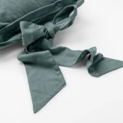 Dutch Decor - JAVAAN - Stoelkussen Met Lint Sagebrush Green 45x45 Cm - Groen - Zitkussen -Dutch Decor 1200x1200 1102