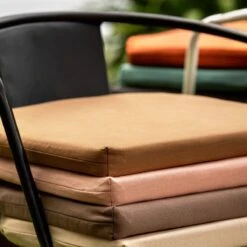 Dutch Decor - JAVA - Stoelkussen Met Lint Muted Clay 40x40 Cm - Roze - Zitkussen -Dutch Decor 1200x1200 1111