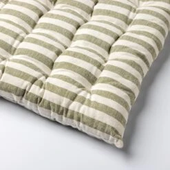 Dutch Decor - COOPER- Matraskussen Met Gestreept Motief- Olive Branch - Vierkant - 40x40 Cm - Zitkussen -Dutch Decor 1200x1200 1128