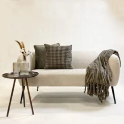 Dutch Decor - FLORIJN - Plaid Fleece 150x200 Cm - Driftwood - Taupe - Superzacht - Met Franjes - Deken -Dutch Decor 1200x1200 1159