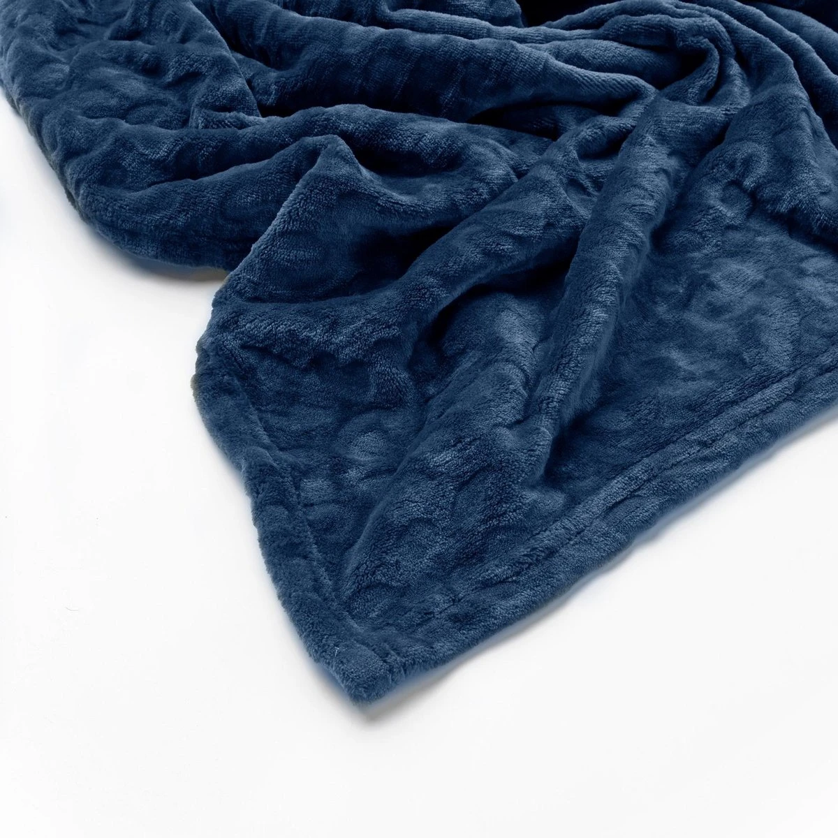 Dutch Decor - CHESTER - Plaid Van Fleece 150x200 Cm Insignia Blue - Blauw - Deken 3 Dutch Decor - CHESTER - Plaid Van Fleece 150x200 Cm Insignia Blue - Blauw - Deken - Afbeelding 3