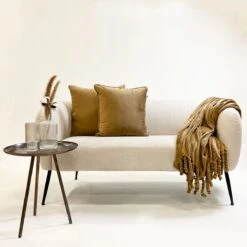 Dutch Decor - FLORIJN - Plaid Fleece 150x200 Cm - Tobacco Brown - Bruin - Superzacht - Met Franjes - Deken -Dutch Decor 1200x1200 1247