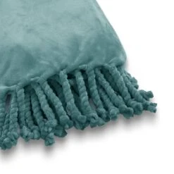 Dutch Decor - FLORIJN - Plaid Fleece 150x200 Cm - Sagebrush Green - Groen - Superzacht - Met Franjes - Deken -Dutch Decor 1200x1200 1254