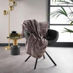 Dutch Decor - BILLY - Plaid Flannel Fleece 150x200 Cm - Driftwood - Taupe - Superzacht - Deken -Dutch Decor 1200x1200 1317