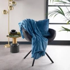 Dutch Decor - BILLY - Plaid Flannel Fleece 150x200 Cm - Provincial Blue - Blauw - Superzacht - Deken -Dutch Decor 1200x1200 1321