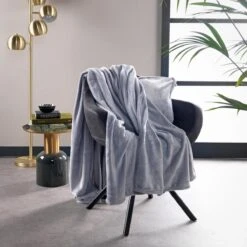 Dutch Decor - BILLY - Plaid Flannel Fleece 150x200 Cm - Micro Chip - Grijs - Superzacht - Deken -Dutch Decor 1200x1200 1333