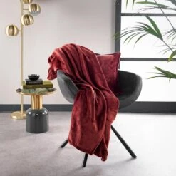 Dutch Decor - BILLY - Plaid Flannel Fleece 150x200 Cm - Merlot - Rood - Superzacht - Deken -Dutch Decor 1200x1200 1372