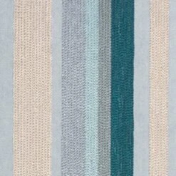 ERIK - Kussenhoes 45x45 Cm - Mist - Lichtgrijs - Beige - Blauw - Streepjes - Exclusief Binnenkussen -Dutch Decor 1200x1200 153