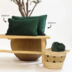 FINN - Kussenhoes Velvet Mountain View 40x60 Cm - Groen - Exclusief Binnenkussen -Dutch Decor 1200x1200 156