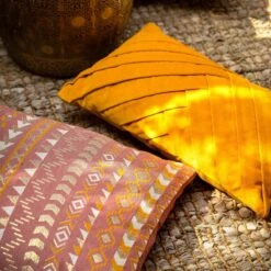 SANDY - Kussenhoes 45x45 Cm Muted Clay - Roze - Met Rits -Dutch Decor 1200x1200 196