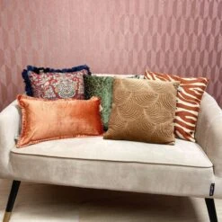 REBEL - Kussenhoes Velvet 30x50 Cm Potters Clay - Oranje - Exclusief Binnenkussen -Dutch Decor 1200x1200 201