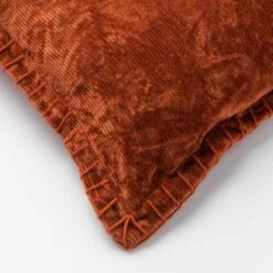 REBEL - Kussenhoes Velvet 30x50 Cm Potters Clay - Oranje - Exclusief Binnenkussen -Dutch Decor 1200x1200 202