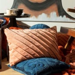 PACO - Kussenhoes Velvet 40x60 Cm Muted Clay - Roze - Exclusief Binnenkussen -Dutch Decor 1200x1200 225