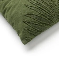 LEX - Kussenhoes Van Katoen 45x45 Cm Chive - Groen - Met Rits -Dutch Decor 1200x1200