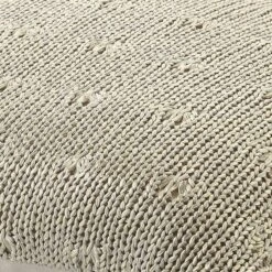 ERICA - Kussenhoes 45x45 Cm - Zand - Beige - Gebreid Dessin - Pasteltint - Met Rits -Dutch Decor 1200x1200 257