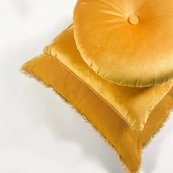 FINN - Kussenhoes Velvet 45x45 Cm - Golden Glow - Geel - Exclusief Binnenkussen -Dutch Decor 1200x1200 265