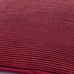 KLUNE - Kussenhoes 45x45 Cm - Bordeaux - Rood - Ribstof - Met Rits -Dutch Decor 1200x1200 334