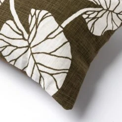 JULES - Kussenhoes 30x50 Cm Olive Branch - Groen - Met Rits -Dutch Decor 1200x1200 345