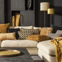 JAX - Kussenhoes 40x60 Cm Raven - Zwart - Exclusief Binnenkussen -Dutch Decor 1200x1200 419