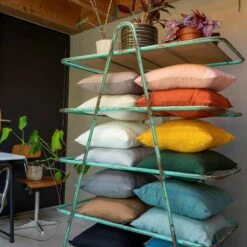 LINN - Kussenhoes Linnen Tobacco Brown 45x45 Cm - Exclusief Binnenkussen -Dutch Decor 1200x1200 426