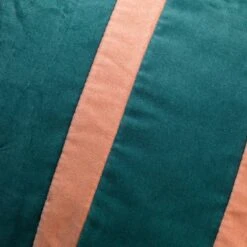 PEMM - Kussenhoes Sierkussen Velvet 45x45 Cm - Sagebrush Green - Groen - Roze Strepen - Color Blocking - Met Rits -Dutch Decor 1200x1200 433