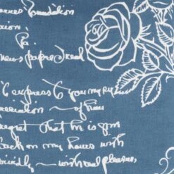 ROOS - Kussenhoes Katoen 45x45 Cm - Blauw - Wit - Rozen En Tekst - Exclusief Binnenkussen 7 ROOS - Kussenhoes Katoen 45x45 Cm - Blauw - Wit - Rozen En Tekst - Exclusief Binnenkussen -Dutch Decor 1200x1200 436