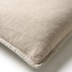 Set Van 2 Kussenhoezen - Dutch Decor BOWIE - 45x45 Cm - Unikleur Katoen - Pumice Stone - Beige -Dutch Decor 1200x1200 465
