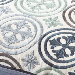 DILAN - Kussenhoes Geborduurd 45x45 Cm - Denim - Blauw - Bloemetjes - 100% Katoen - Exclusief Binnenkussen 10 DILAN - Kussenhoes Geborduurd 45x45 Cm - Denim - Blauw - Bloemetjes - 100% Katoen - Exclusief Binnenkussen -Dutch Decor 1200x1200 478