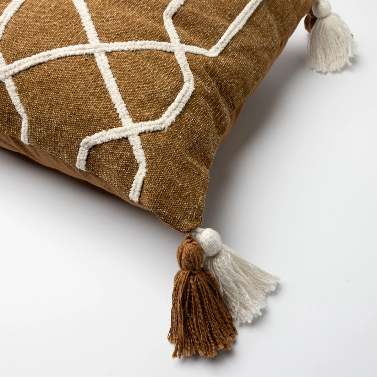 ZENO - Kussenhoes Van Katoen 40x60 Cm Tobacco Brown - Bruin - Exclusief Binnenkussen 4 ZENO - Kussenhoes Van Katoen 40x60 Cm Tobacco Brown - Bruin - Exclusief Binnenkussen - Afbeelding 4