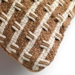 DANA - Sierkussen Van Katoen Tobacco Brown 40x60 Cm - Bruin - Inclusief Binnenvulling -Dutch Decor 1200x1200 645