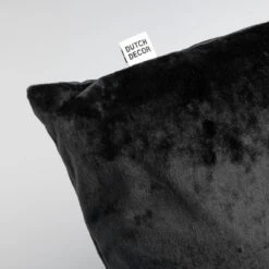 Set Van 2 Sierkussens - Dutch Decor SKY 45x45 Cm - Unikleur Velvet - Raven - Zwart -Dutch Decor 1200x1200 662