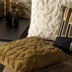 HOJA - Sierkussen 45x45 Cm Military Olive - Groen - Inclusief Binnenvulling -Dutch Decor 1200x1200 738