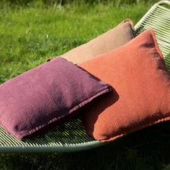 BOWIE - Kussenhoes Gewassen Katoen 45x45 Cm - Tobacco Brown - Bruin - Exclusief Binnenkussen -Dutch Decor 1200x1200 8