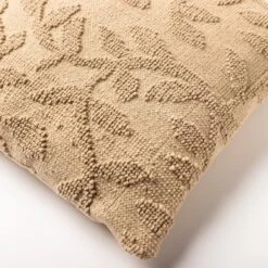 HOJA - Sierkussen 45x45 Cm Semolina - Beige - Inclusief Binnenvulling -Dutch Decor 1200x1200 871