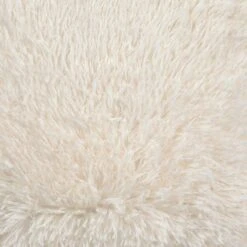 FLUFFY - Sierkussen Unikleur 45x45 Cm - Snow White - Wit - Inclusief Binnenvulling -Dutch Decor 1200x1200 889