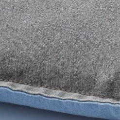 BOUTON - Gewassen Katoen 45x45 Cm - Blauw - Grijs - Tweekleurig - Met Rits -Dutch Decor 1200x1200 91