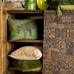 ZAYA - Sierkussen Unikleur 45x45 Cm - Chive - Groen - Superzacht - Inclusief Binnenkussen -Dutch Decor 1200x1200 972