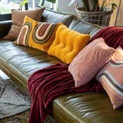 RAVY - Sierkussen Velvet Golden Glow 40x60 Cm - Geel - Inclusief Binnenvulling -Dutch Decor 1200x1200 992