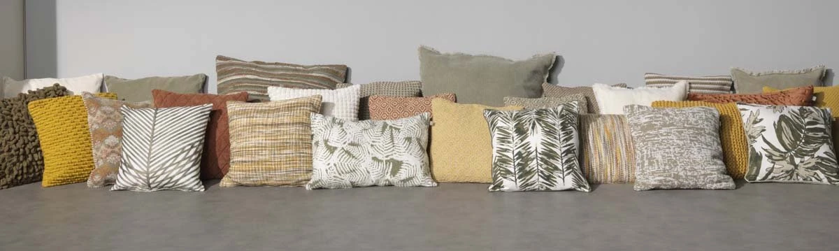 KNOPPA - Kussenhoes Olijf 45x45 Cm - Groen - Met Rits 4 KNOPPA - Kussenhoes Olijf 45x45 Cm - Groen - Met Rits - Afbeelding 4