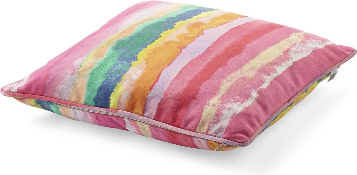 PRIEM - Kussenhoes Multi 45x45 Cm - Exclusief Binnenkussen 6 PRIEM - Kussenhoes Multi 45x45 Cm - Exclusief Binnenkussen - Afbeelding 6