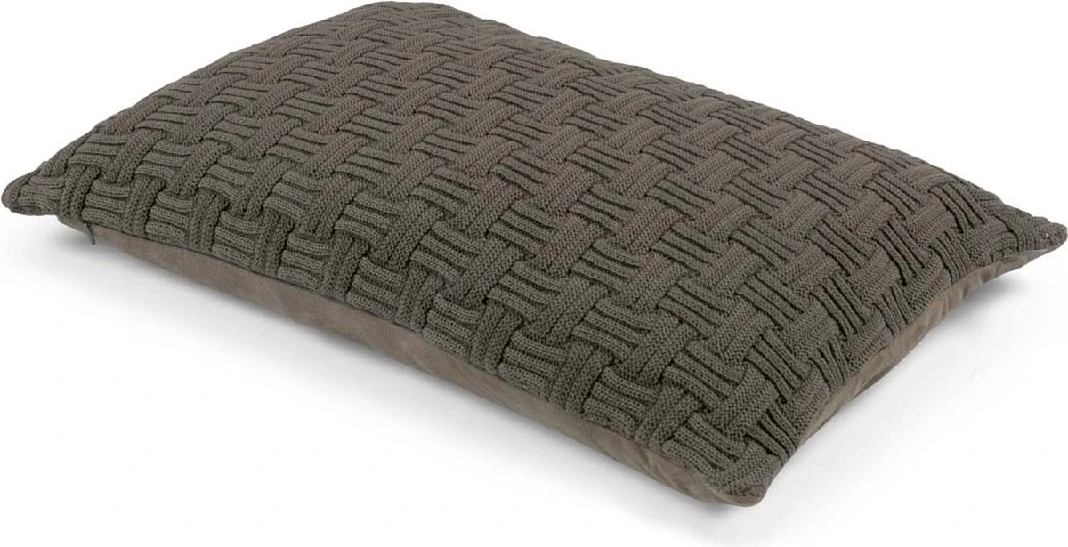 EMDEN - Kussenhoes Taupe 40x60 Cm - Exclusief Binnenkussen 6 EMDEN - Kussenhoes Taupe 40x60 Cm - Exclusief Binnenkussen - Afbeelding 6