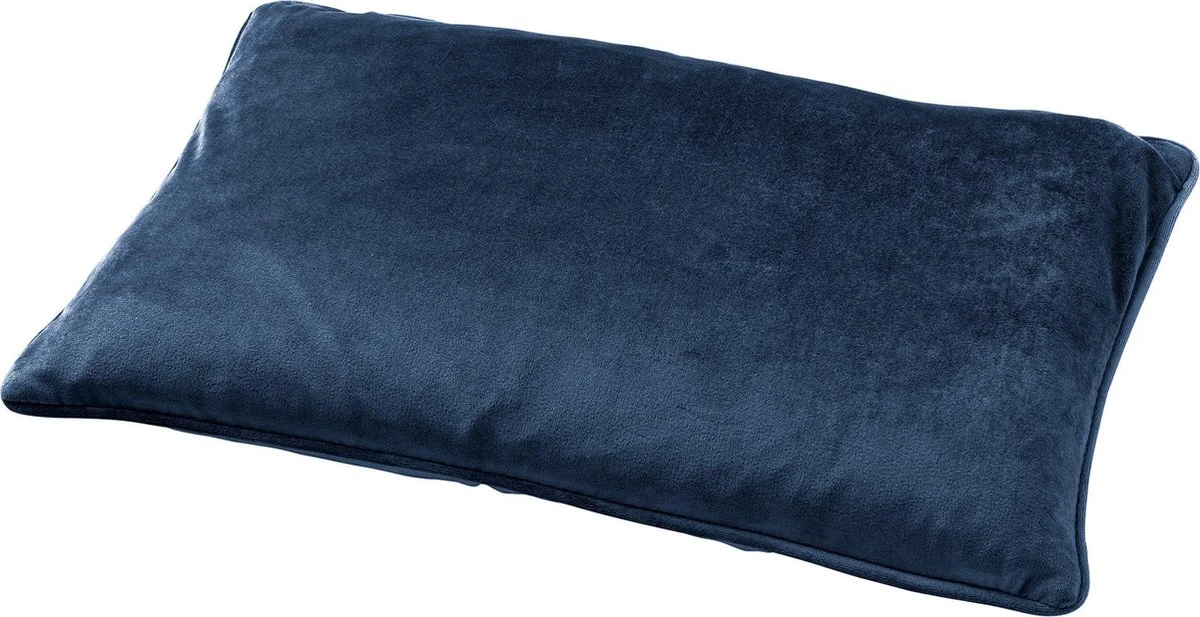 FINN - Kussenhoes Velvet 30x50 Cm - Insignia Blue - Donkerblauw - Exclusief Binnenkussen 2 FINN - Kussenhoes Velvet 30x50 Cm - Insignia Blue - Donkerblauw - Exclusief Binnenkussen - Afbeelding 2