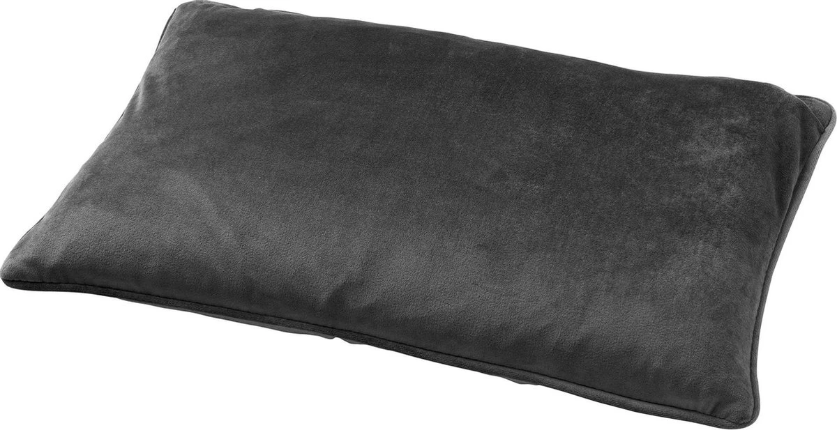 FINN - Kussenhoes Velvet 30x50 Cm - Charcoal Gray - Antraciet - Exclusief Binnenkussen 2 FINN - Kussenhoes Velvet 30x50 Cm - Charcoal Gray - Antraciet - Exclusief Binnenkussen - Afbeelding 2