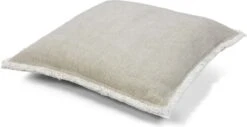 BURTO - Kussenhoes Van Gewassen Katoen Pumice Stone 45x45 Cm - Beige - Met Rits -Dutch Decor 1200x617