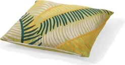 HAPAG - Sierkussen Geborduurd 45x45 Cm - Lime - Geel - Donkergroen - Beige - Botanisch - 100% Katoen - Inclusief Binnenvulling -Dutch Decor 1200x628 1