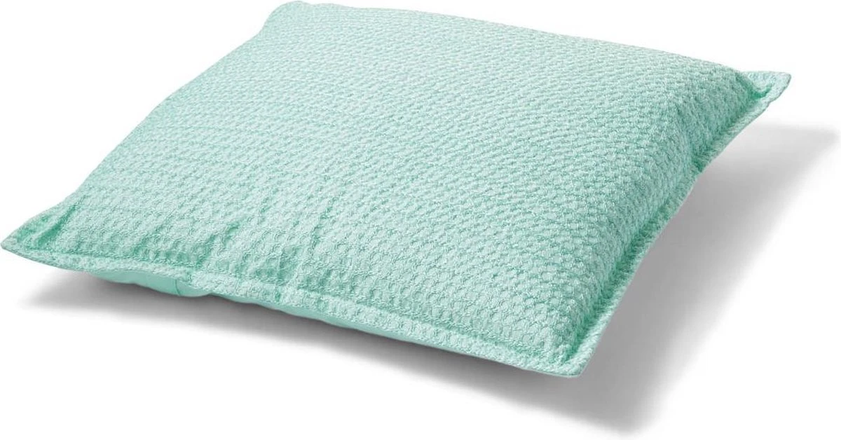 TAPPE - Sierkussen 45x45 Cm - Mint - Groen - Pasteltint - Inclusief Binnenvulling 3 TAPPE - Sierkussen 45x45 Cm - Mint - Groen - Pasteltint - Inclusief Binnenvulling - Afbeelding 3