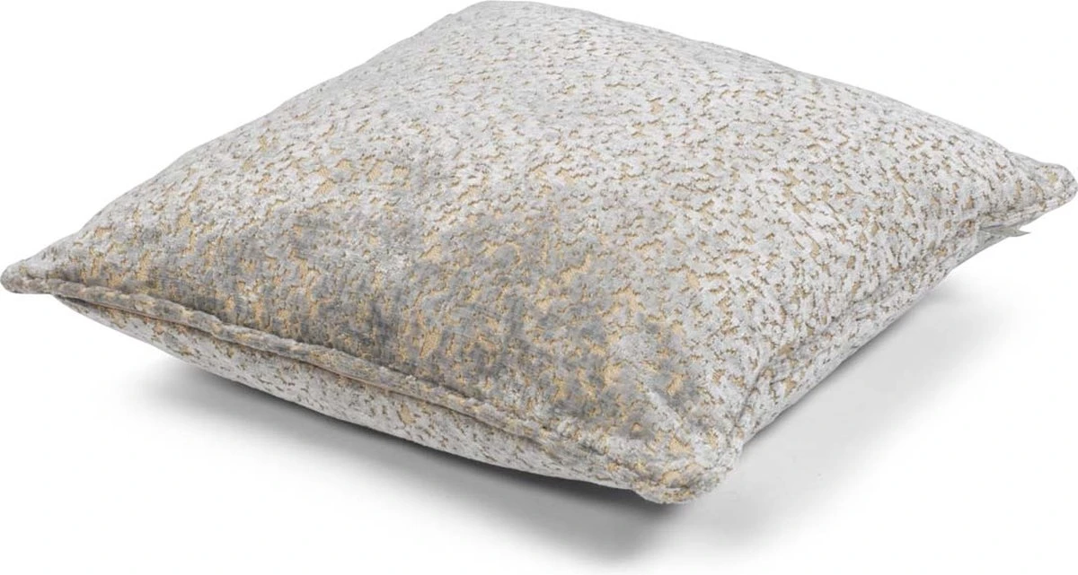 LISE - Kussenhoes 45x45 Cm - Grijs - Mist - Beige - Met Rits 4 LISE - Kussenhoes 45x45 Cm - Grijs - Mist - Beige - Met Rits - Afbeelding 4