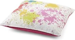 NADIA - Kussenhoes 45x45 Cm - Fuchsia - Roze - Spetters - Katoen - Met Rits 11 NADIA - Kussenhoes 45x45 Cm - Fuchsia - Roze - Spetters - Katoen - Met Rits -Dutch Decor 1200x651