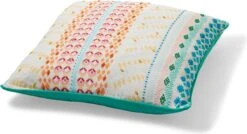 SAKLAN - Kussenhoes Kraaltjes - 45x45 Cm - Aztec - Groen - Geel - Wit - Rood - Roze - Oranje -blauw - 100% Katoen - Exclusief Binnenkussen -Dutch Decor 1200x653