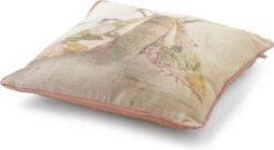 FANG - Sierkussen Dierenprint Insect - 45x45 Cm - Oud Roze - Pasteltint - Inclusief Binnenkussen -Dutch Decor 1200x655 1